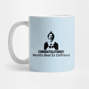 Congratulations World's Best Ex Girlfriend Mug